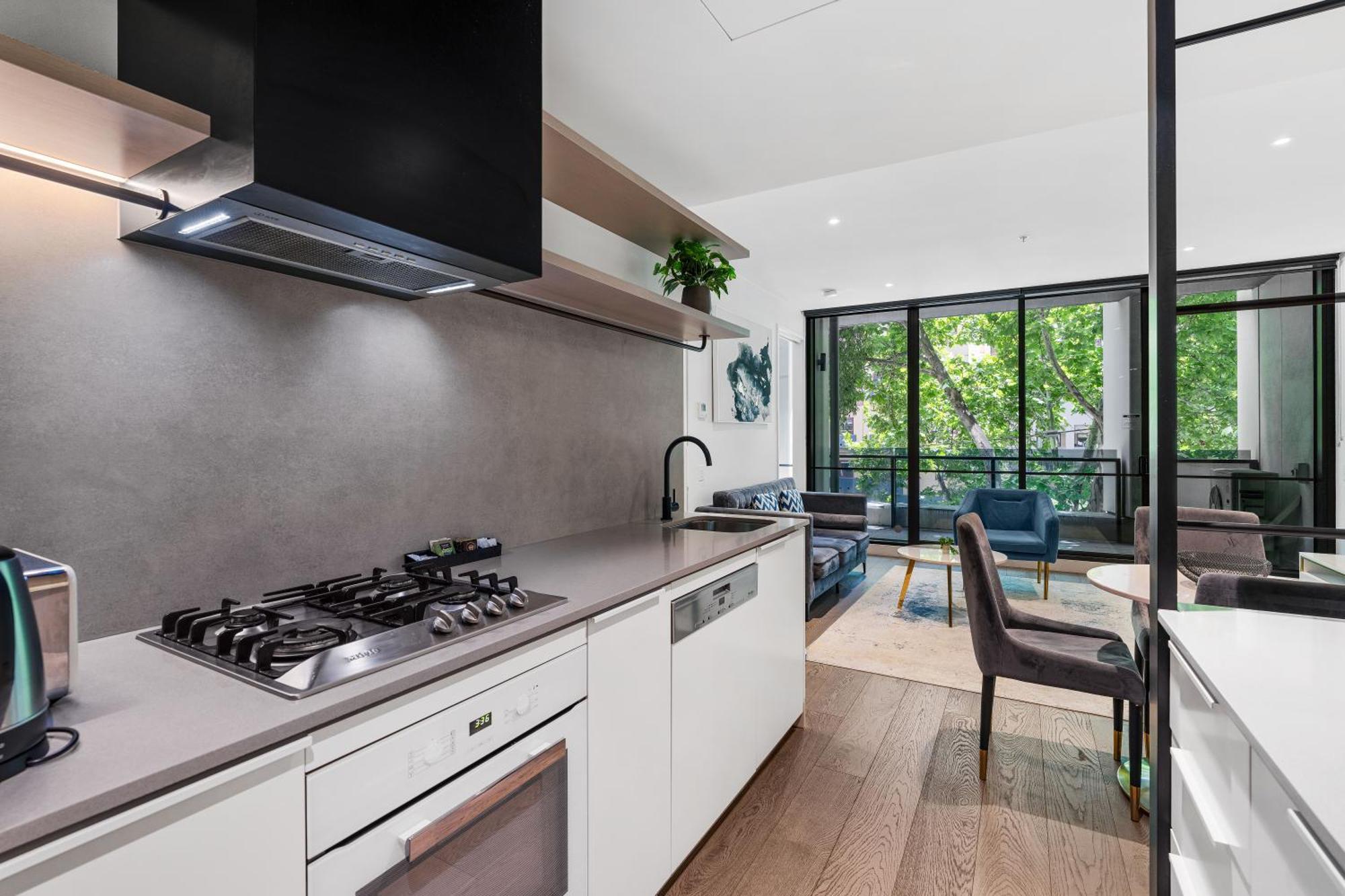 The Eminence Apartments By Cllix Melbourne Eksteriør billede